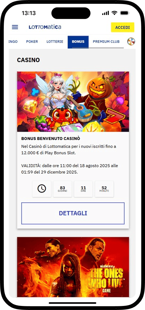 Lottomatica Casino Bonus