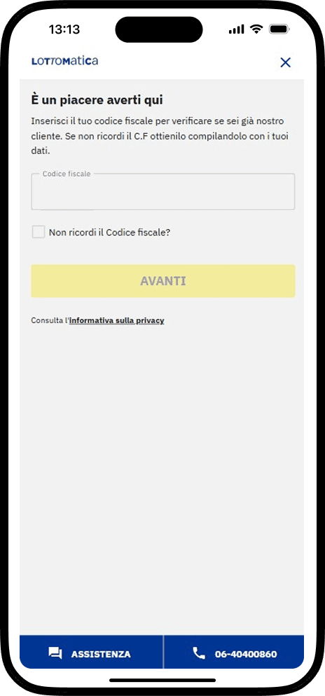 Registrati su Lottomatica Casino